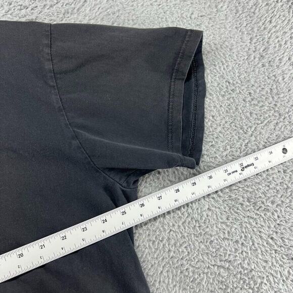 Hot Leathers Shirt Men's 2XL Black Faded Social Distancing Biker Y2k Motorcycle - Picture 3 of 9